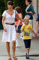 Helena with son Mingus  |  Photo: � Rex