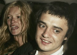 Kate Moss and her junkie Pete Doherty