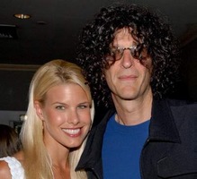 Supermodel Beth Ostrosky and Howard Stern....