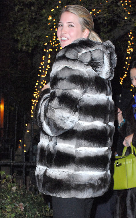 Ivanka Trump Wears Fur