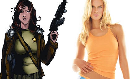 Karolina Kurkova : new G.I. Joe Cover Girl