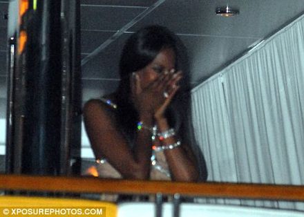 Unhappy birthday: Naomi, who turned 38, ended her birthday in tears Unhappy birthday: Naomi, who turned 38, ended her birthday in tears