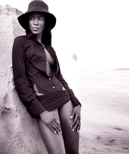 Naomi Campbell al mare Naomi Campbell al mare