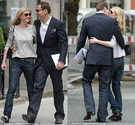 david walliams wife. David Walliams and Lara Stone