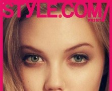 Lindsey Wixson lands cover of Style.com’s first print magazine