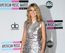 Heidi Klum and Anne Vyalitsyna at the American Music Awards