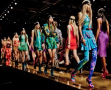 Natasha, Abbey Lee, Lindsey, and more all walk the star studded Versace for H&M fashion show