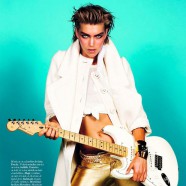 Arizona Muse dips into her rocker side for Vogue Paris