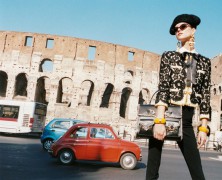 Moschino Spring 2012 campaign gets Kasia Struss to Rome