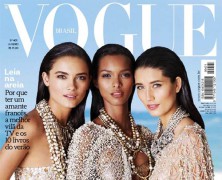 Beach beauties cover January 2012 edition of Vogue Brazil