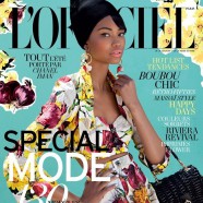 Chanel Iman blossoms in L’Officiel Paris cover
