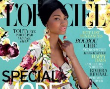 Chanel Iman blossoms in L’Officiel Paris cover
