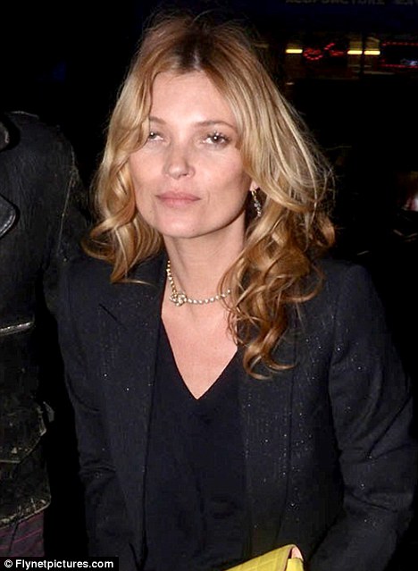 Kate Moss leaves NME awards after party bleary-eyed