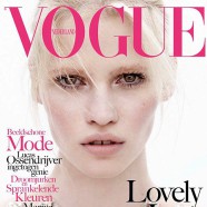 Lara Stone radiant with her first Vogue Netherlands cover!