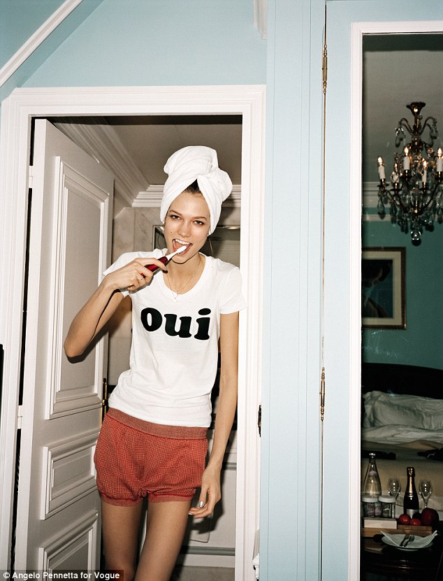 One day in Karlie Kloss’ behind the scenes life