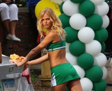 Erin Heatherton sizzles in cheerleader outfit for first film role!