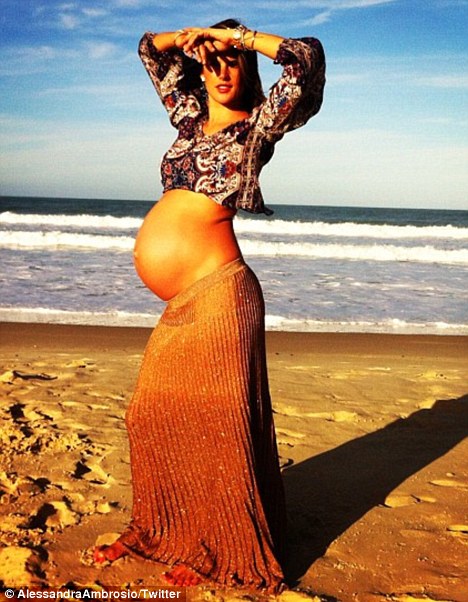 Alessandra Ambrosio wellcomes her baby boy!