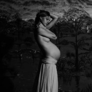 Intimate portrait confirms Sasha Pivovarova’s pregnancy