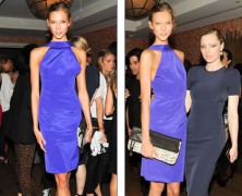 Supermodel Karlie Kloss looked radiant at New York fashion party