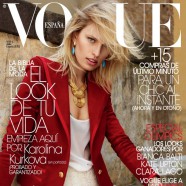 Karolina Kurkova makes the cover of Vogue Spain