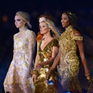 It was a “supermodels” moment at Olympics 2012 Closing Ceremony