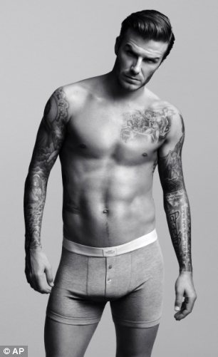 David Beckham gives us a glimpse of new H&M underwear ad