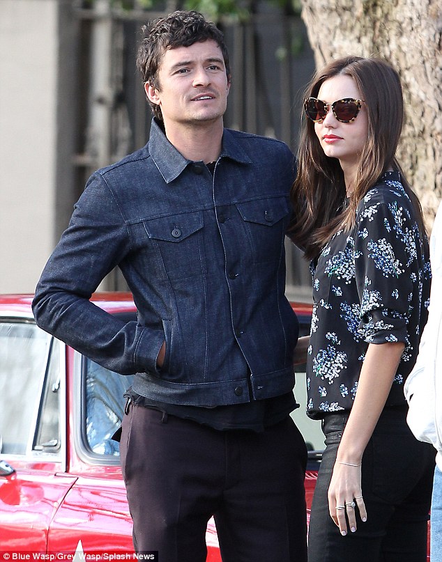 It’s family time for Miranda Kerr and Orlando Bloom