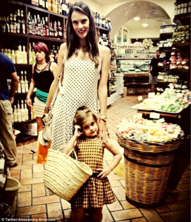 Alessandra Ambrosio sends greetings from Sicily