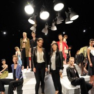 Katie Holmes showcases her Holmes & Yang collection at Fashion Week