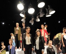 Katie Holmes showcases her Holmes & Yang collection at Fashion Week