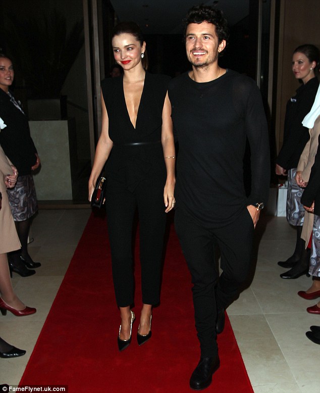 Miranda Kerr steps out with Orlando Bloom for a night out in Sydney