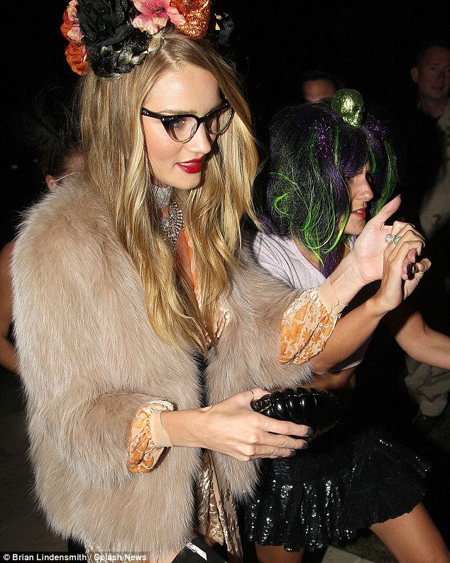 It’s fright night and Rosie Huntington-Whiteley dresses to scare!