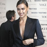 Irina Shayk flaunts it at Vogue bash