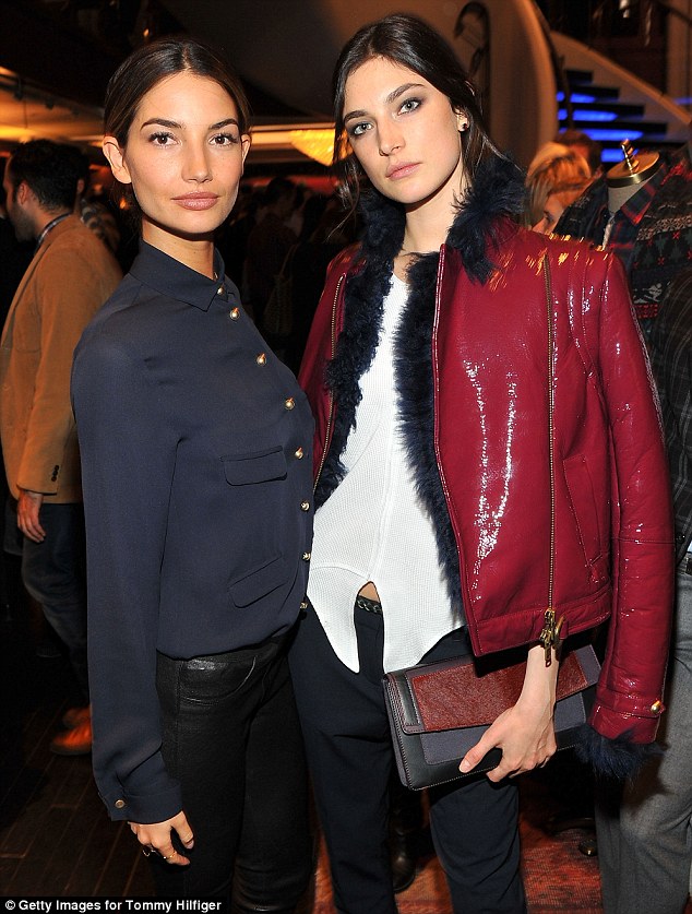 Lily Aldrige showcases her “masculine side”