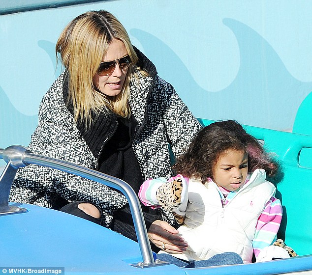 Heidi Klum, beau Kristen and her kids
