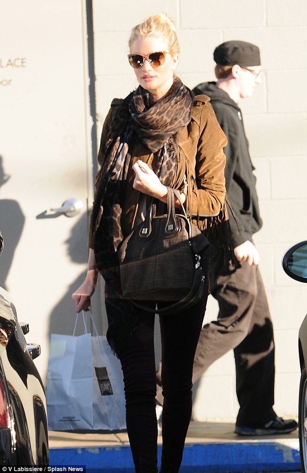 Rosie Huntington-Whiteley and beau spend time together