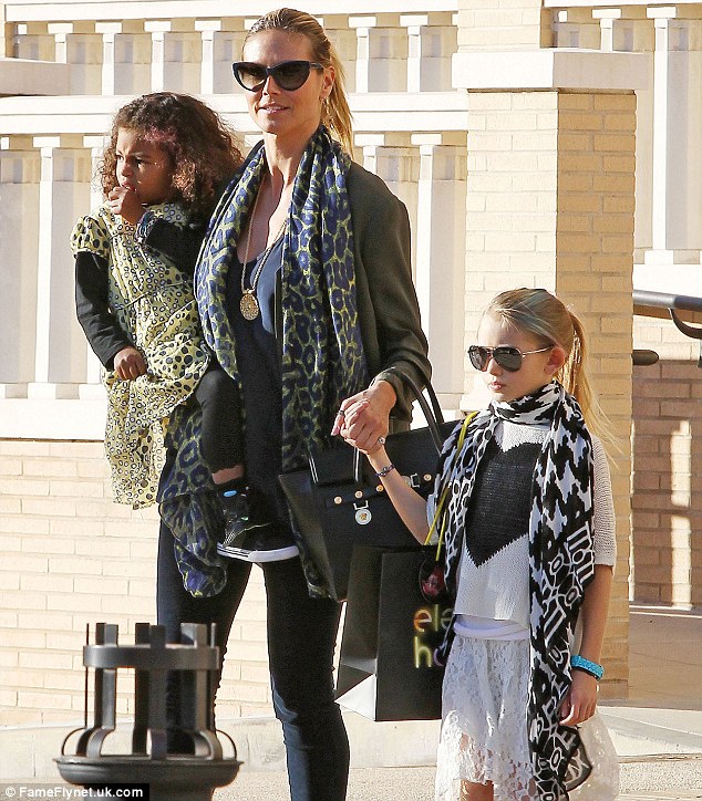 Heidi Klum’s daughter Leni struts her stuff