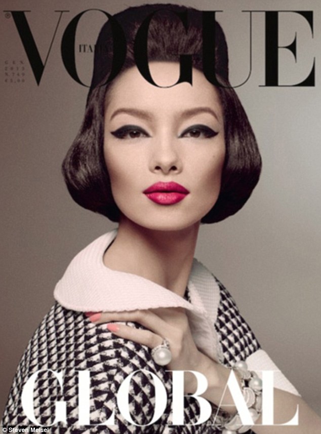 First Asian model ever to grace the cover of Italian Vogue