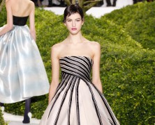 Raf Simons makes his mark in Christian Dior Spring 2013 show