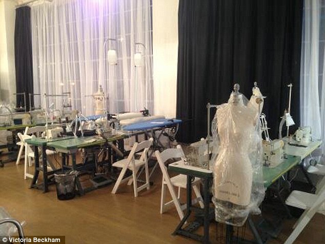 Victoria Beckham gets ready for Fashion Week