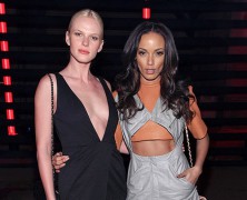 Anne V And Selita Ebanks Teaming Up For Fun At Sally Lapointe NYFW!