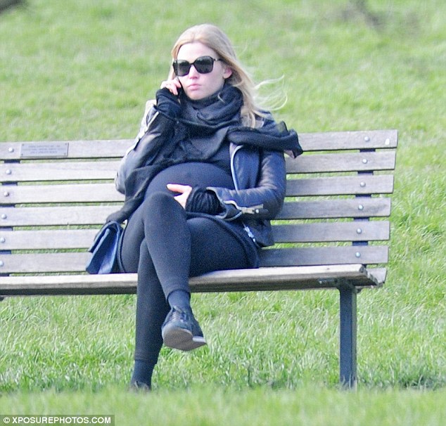 Lara Stone takes a load off