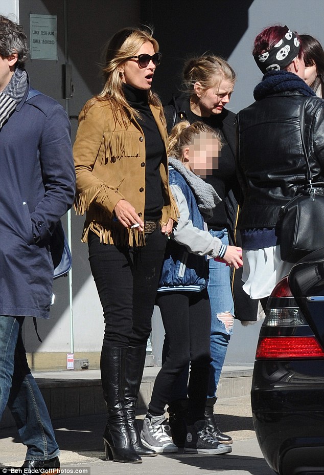 Kate Moss and daughter, Lila Grace