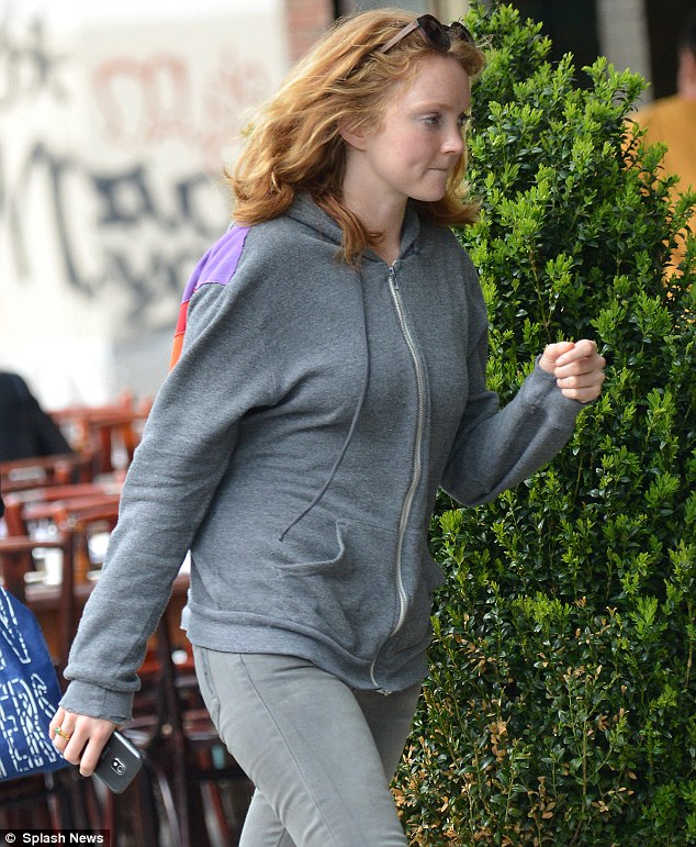 Lily Cole goes for the “grunge look.”