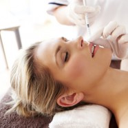 Woman Receiving a Beauty Treatment Injection