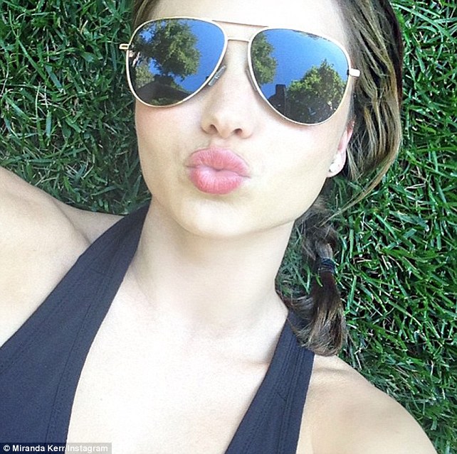 It was a day in the park for Miranda Kerr…