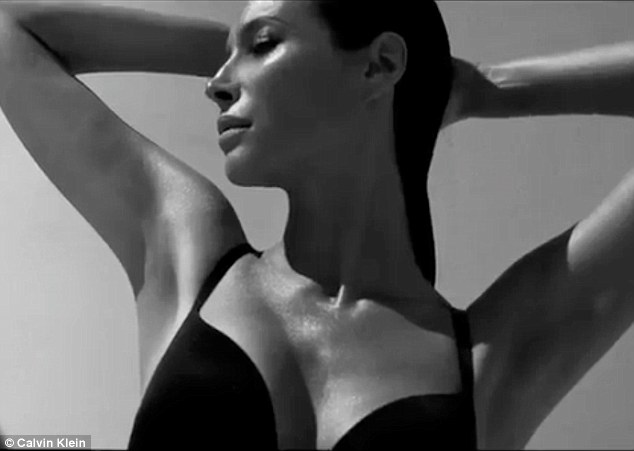 Christy Turlington rocks a black and white video for Calvin Klein