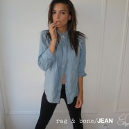 Blurred Lines beauty Emily Ratajkowski is the face of Rag & Bones D.I.Y. Project