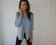 Blurred Lines beauty Emily Ratajkowski is the face of Rag & Bones D.I.Y. Project