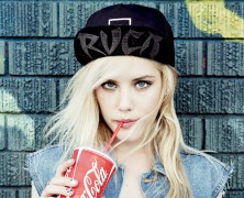 Ashley Smith rocks skater girl looks for RVCA